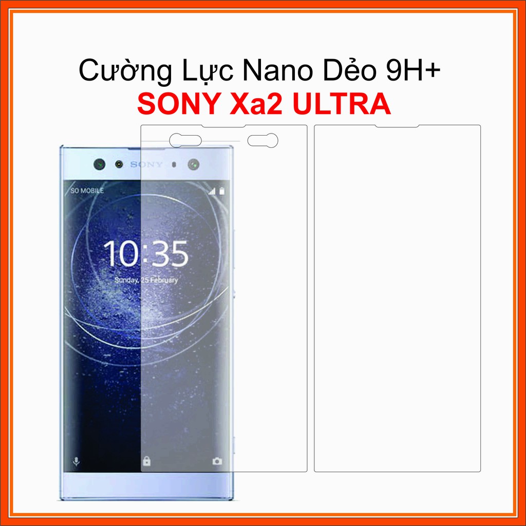 Kính Cường lực Sony XA2 Ultra Cường lực Nano Dẻo 9H+