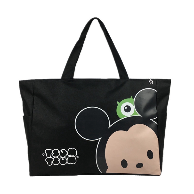 Túi Xách Cỡ Lớn Bằng Vải canvas Chống Thấm Nước Họa Tiết Hoạt Hình Mickey KN3304