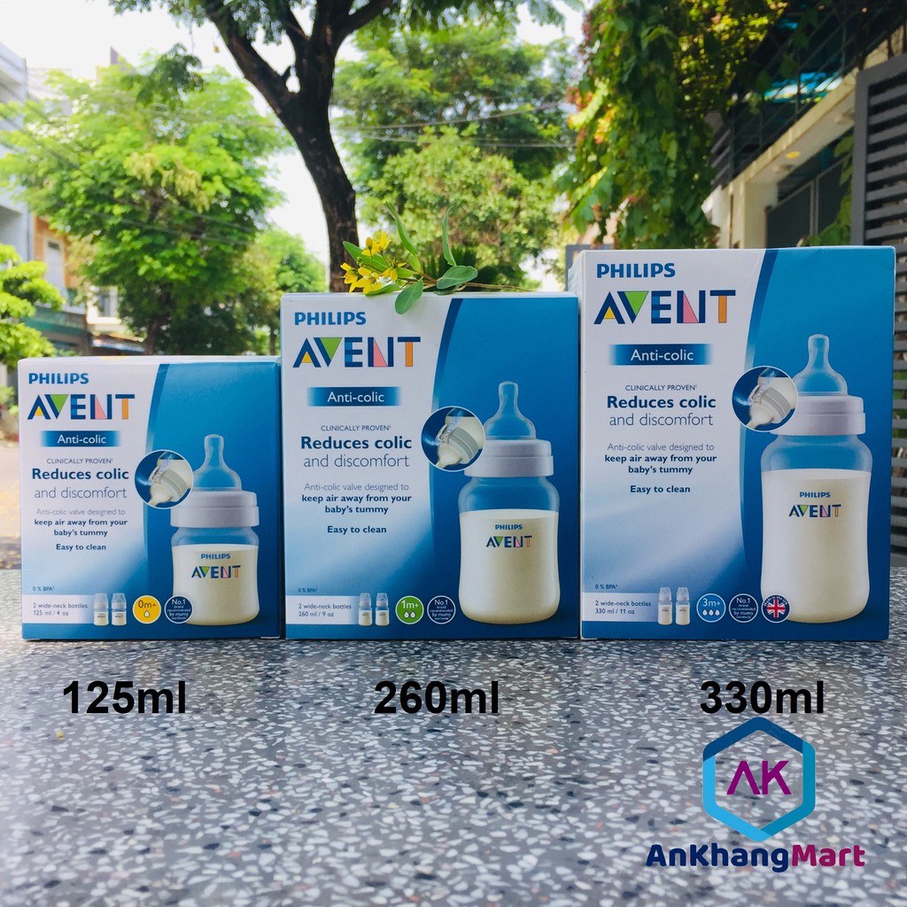 Bình sữa Philips Avent Classic 125 - 260 - 330ml