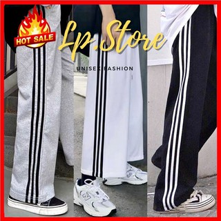 [Tặng Quà] Quần Jogger Unisex - Quần Thun Oversize Nam Nữ 3 Sọc Form Rộng (Kèm Deal Sốc)