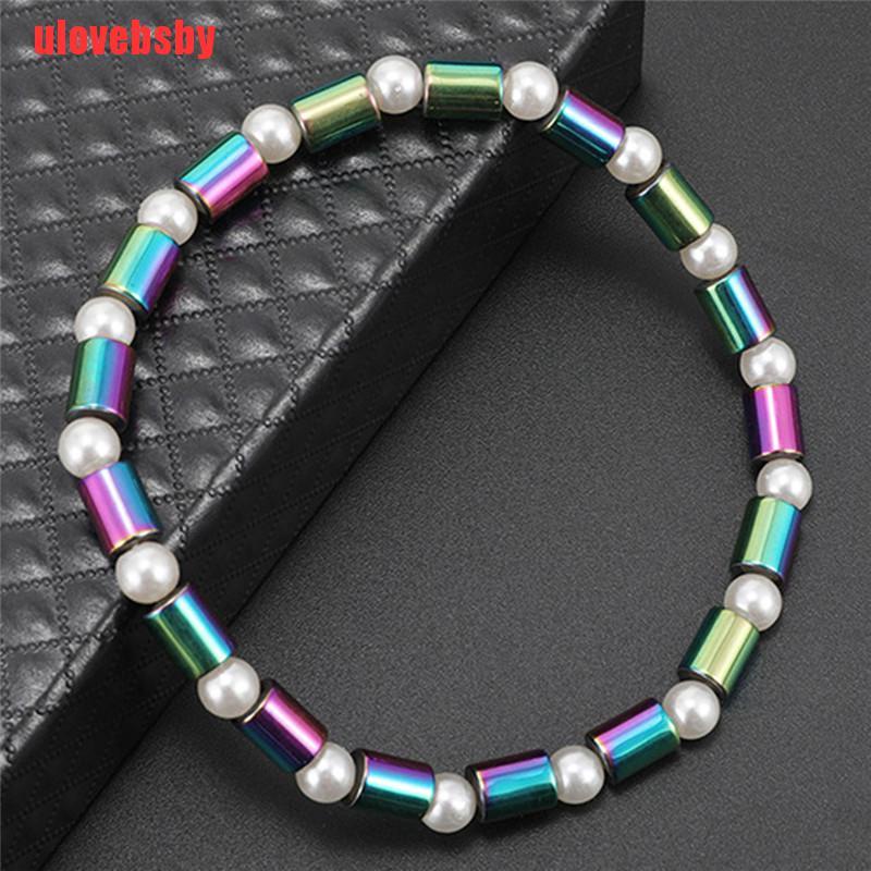 Lắc Chân Chuỗi Hạt Đá Hematite Giảm Cân