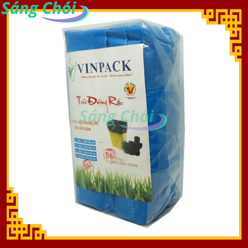 1kg [Size Cực Đại 78 x 92cm Thùng 20L] Túi Đựng Rác Cuộn Màu Cao Cấp (Túi Rác) - Vinpack