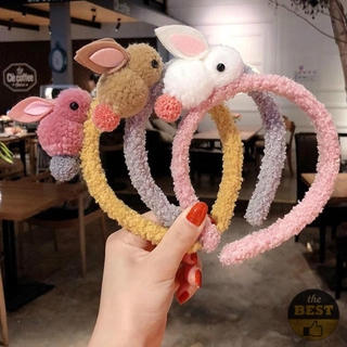 Băng Đô Cài Tóc Hình Tai Thỏ Đáng Yêu Nhiều Màu Lựa Chọn