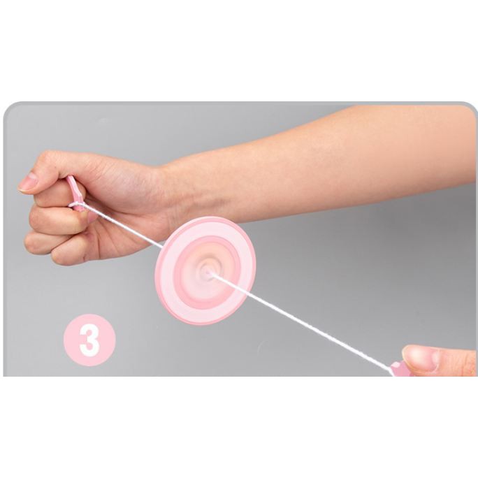 Đồ chơi dân gian,giải trí gỗ an toàn cho trẻ,con quay kéo dây gỗ,quay rất nhạy cho bé,hàng đẹp-Shopmina123