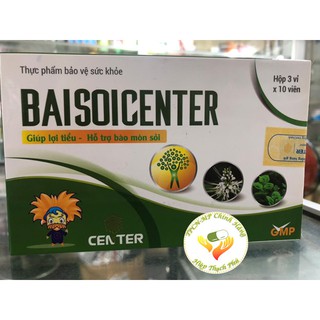 Bài Sỏi Center -30 viên Giúp lợi tiểu, lợi niệu bài sỏi ngừa và suy giảm sỏi thận, sỏi bàng quang, sỏi túi mật, sỏi ống.