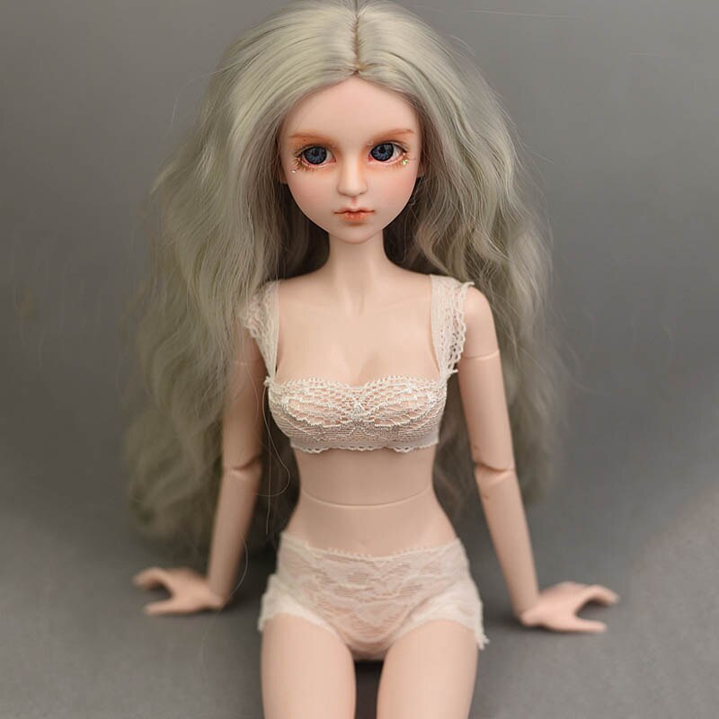 1 Bộ Áo Ngực Và Quần Lót Ren Mềm Cho Búp Bê Cỡ 1 / 4