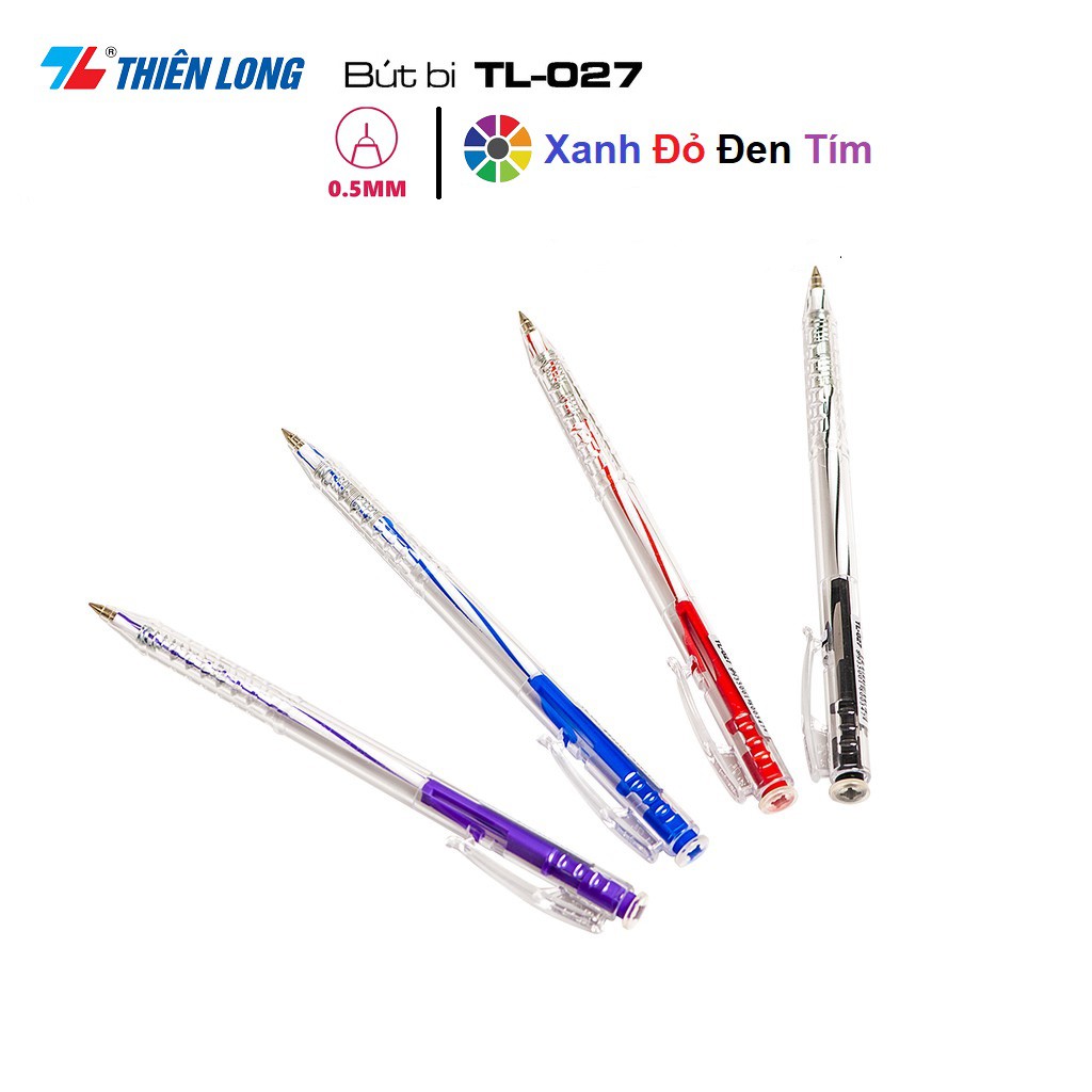 Bút bi TL-027 ngòi nhỏ 0.5mm, chính hãng