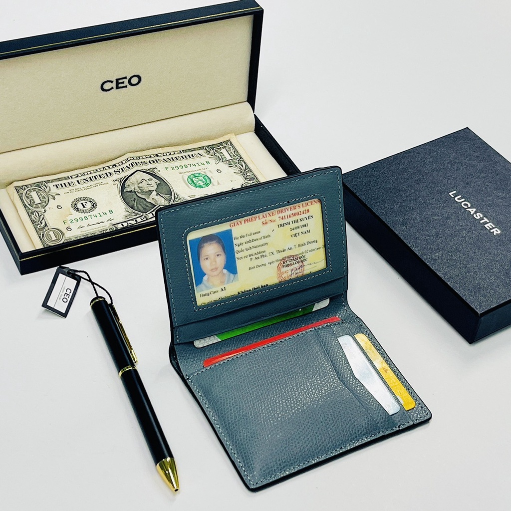 ví nam,nữ da thật nhập khẩu ,ví nữ ,nam mini cao cấp thời trang công sở có hộp bảo hành 12 tháng