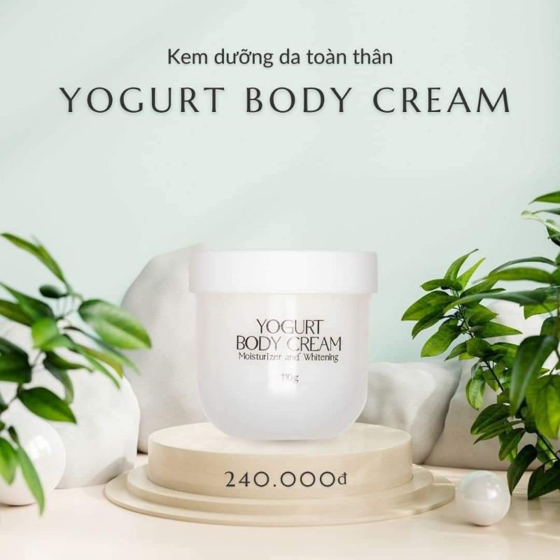 Kem body sữa chua Hanayuki - Yogurt body cream