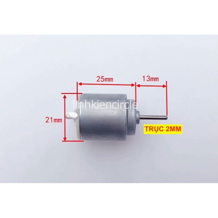 5 Motor mini 3V mẫu 140 trục dài 13mm Mabuchi thương hiệu lớn tốc độ 14000 RPM - LK0043