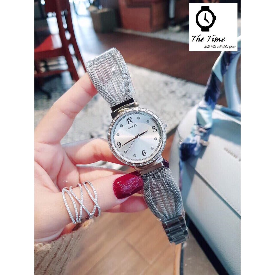 ( Sẵn 3 màu ) Đồng hồ nữ GUESS CHIFFON WATCH W1083L1 /W1083L2 /W1083L3 Case 36mm. 3ATM