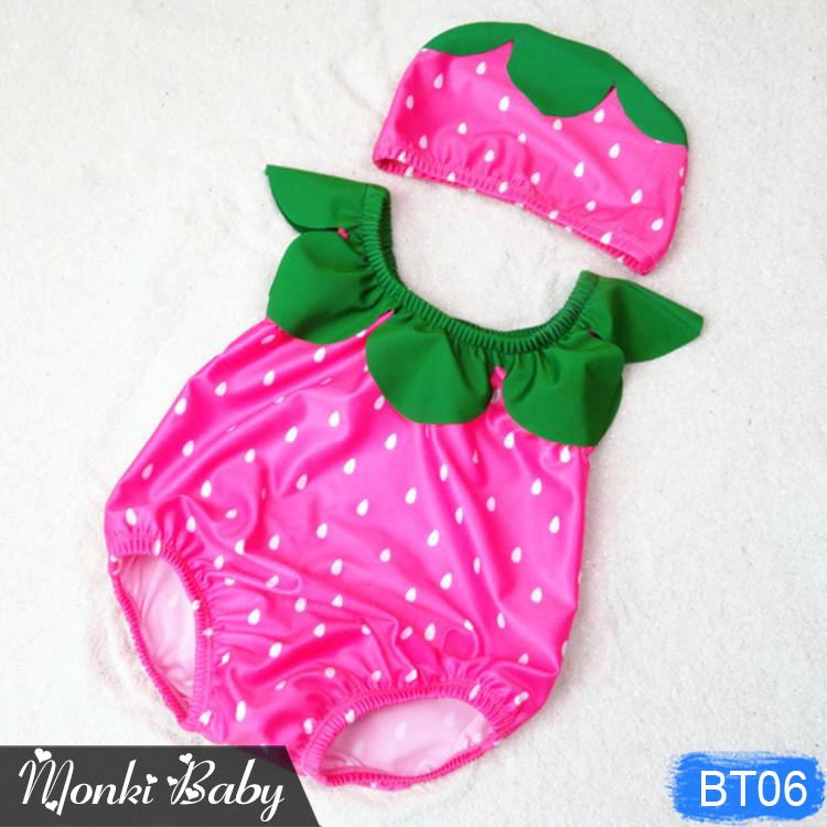 Đồ bơi body cho bé 6-24m, họa tiết hoa quả dễ thương, chất bơi đẹp, dày dặn, đồ bơi sơ sinh, trẻ nhỏ | BT06