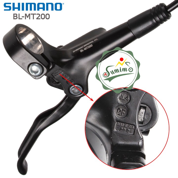 Thắng xe đạp - Bộ phanh dầu Shimano BL-MT200 - Chính hãng