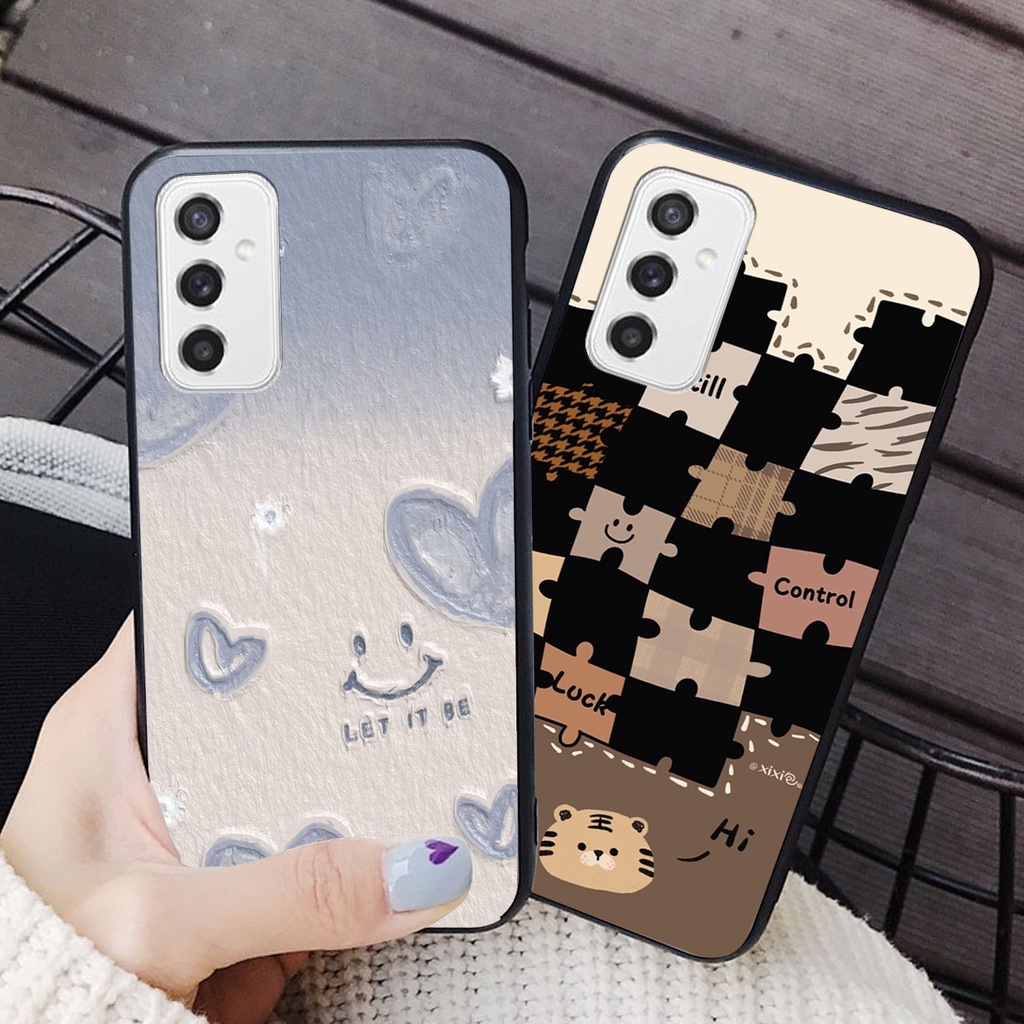 Ốp lưng Samsung M52  in hình cao cấp mẫu kẻ caro,mikenbe@r siêu hot