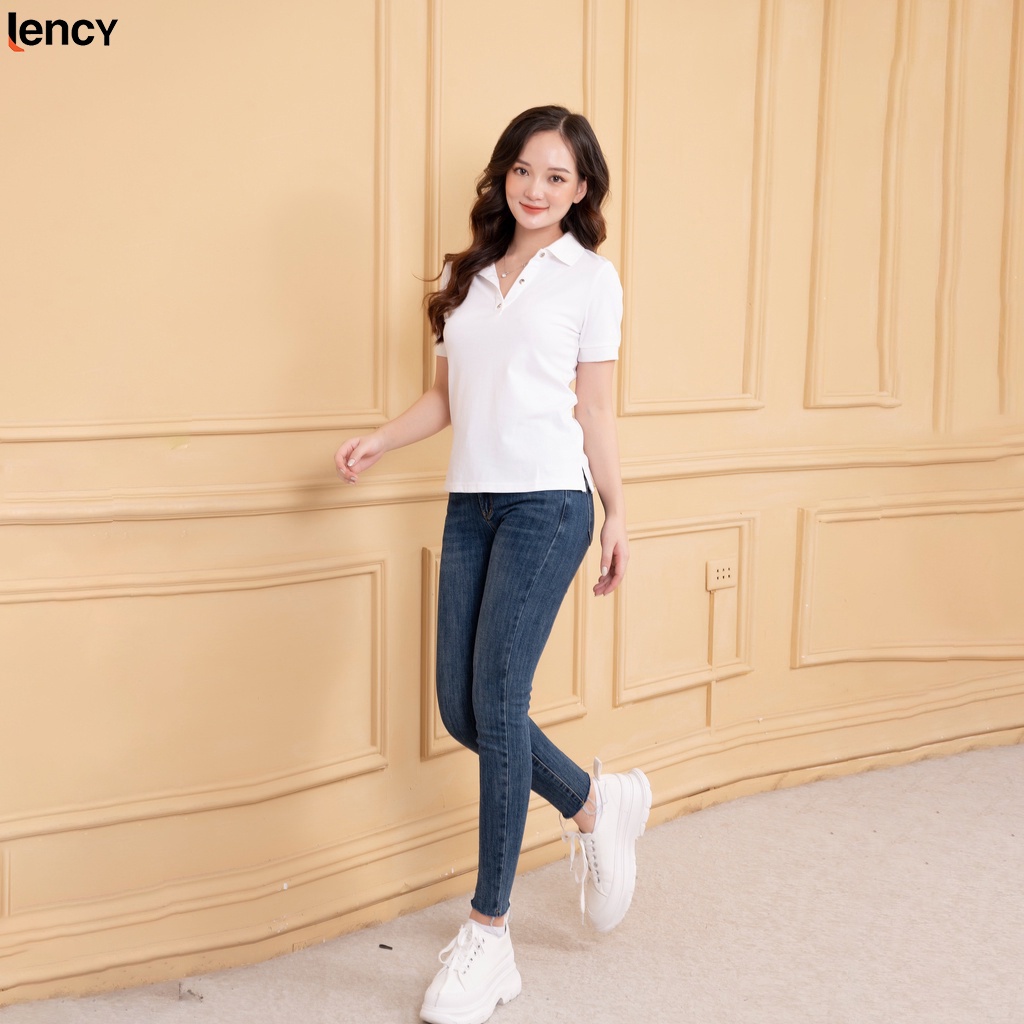 [Mã ICB0511 giảm 25% đơn 50K] Áo thun polo nữ LENCY áo có cổ bẻ chất cotton mát mịn, đủ size AO0866 | BigBuy360 - bigbuy360.vn
