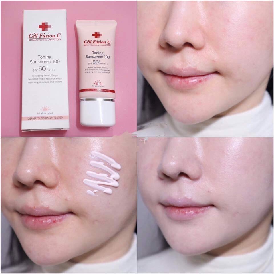 Kem Chống Nắng Nâng Tông Da Cell Fusion C Toning Sunscreen