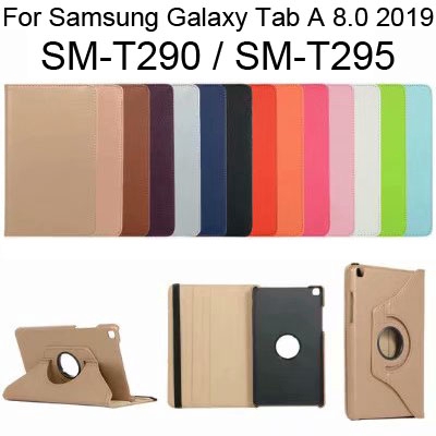 Bao da máy tính bảng tích hợp giá đỡ xoay được tiện lợi cho Samsung Galaxy Tab A 8.0 2019 A8 SM-T290 SM-T295