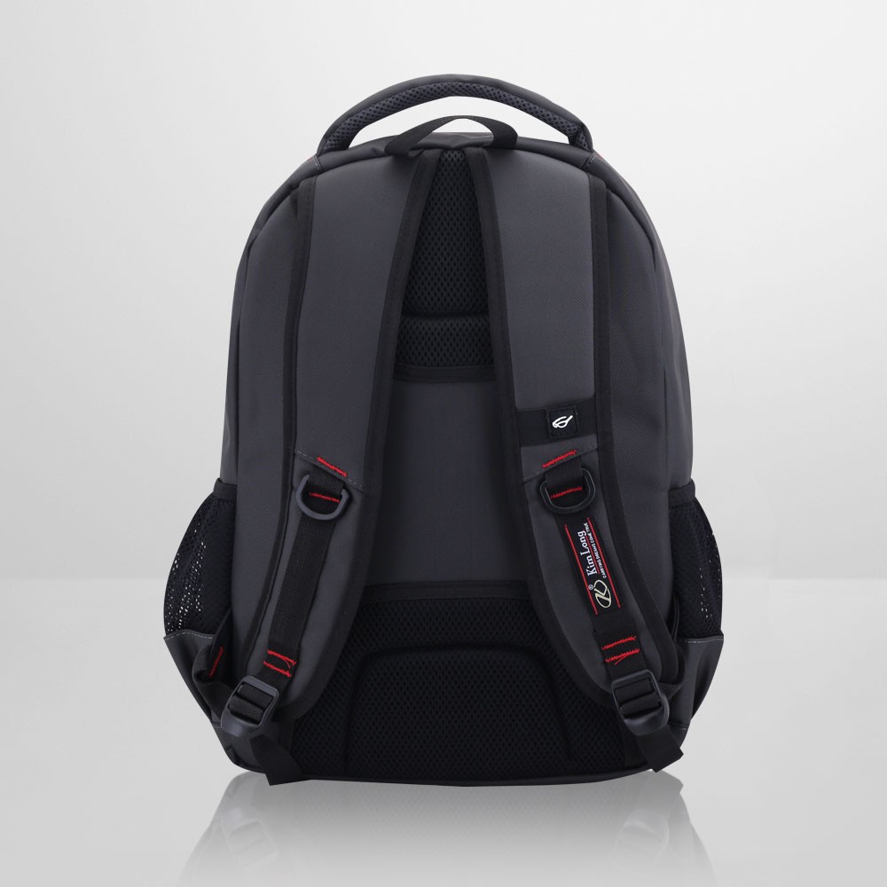 Balo du lịch Kim Long, balo thời trang nam nữ, có ngăn laptop 15.6 inch, chống nước KL26 xám