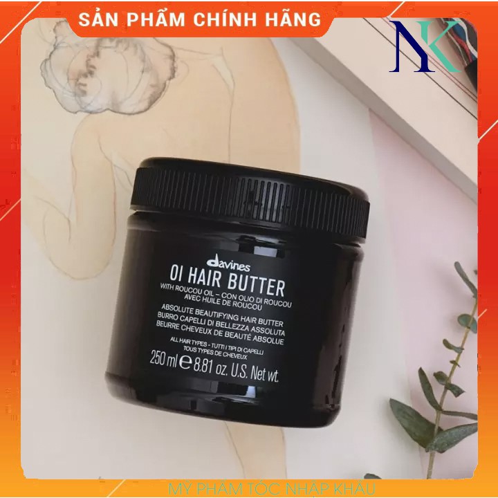 HẤP DẦU DAVINES OI HAIR BUTTER DÀNH CHO MỌI LOẠI TÓC 250ML