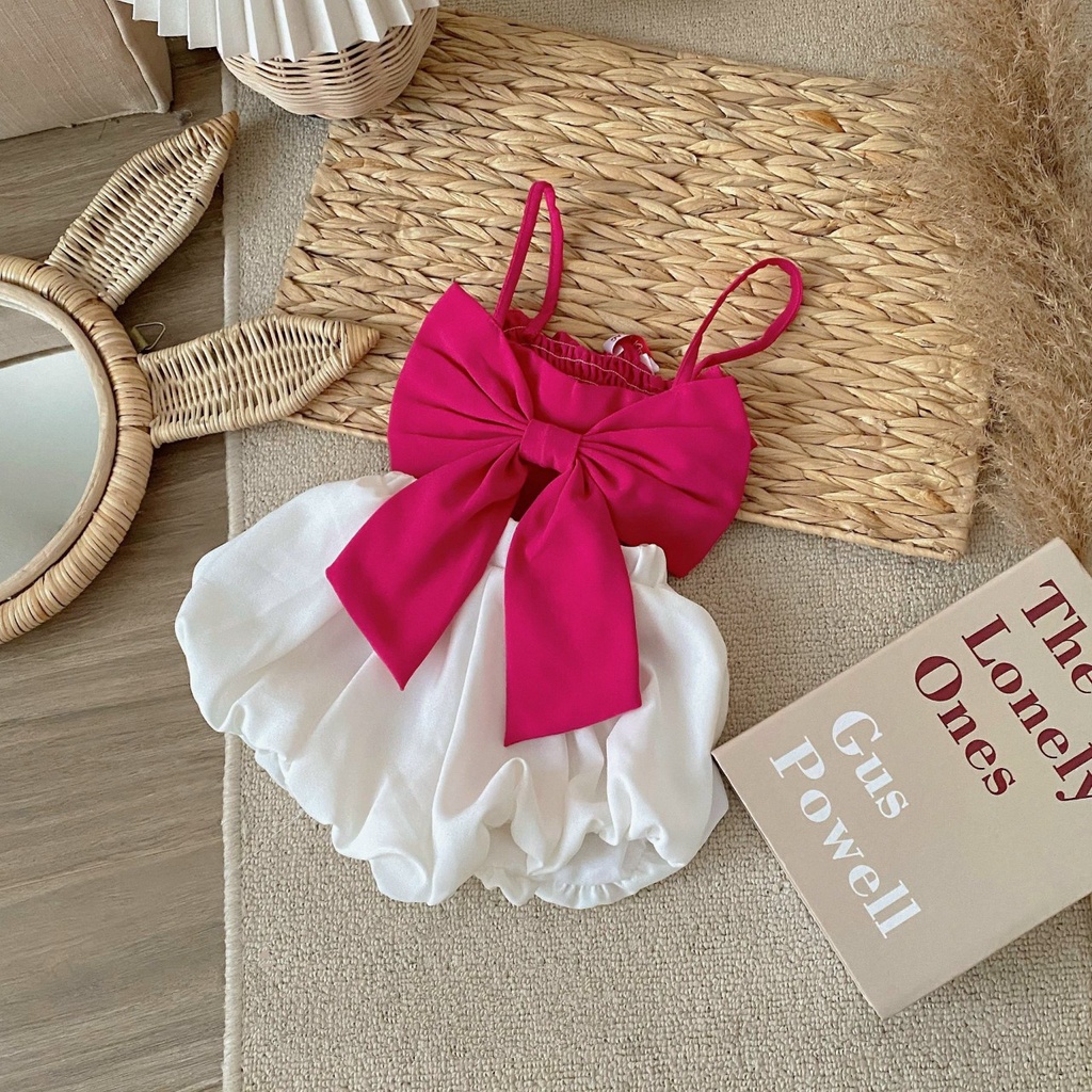 Set 2 dây nơ xinh cho bé gái TB18 - Quần áo dễ thương cho bé gái đi chơi