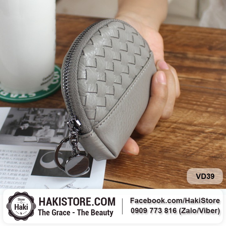 🍀 Ví tiền mini phối sọc viền dễ thương - VD39 | BigBuy360 - bigbuy360.vn