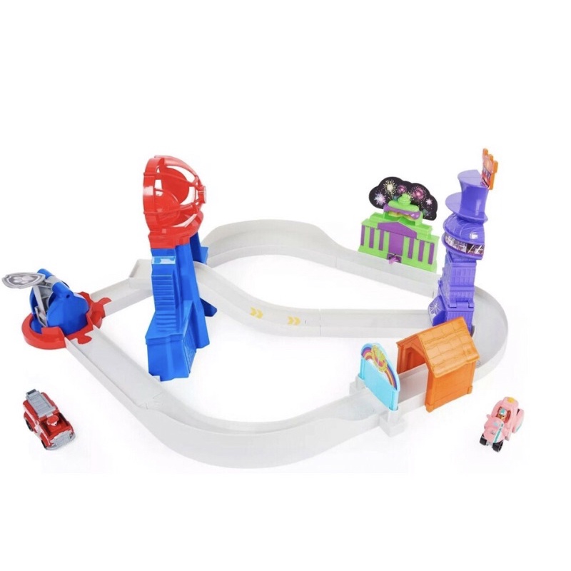 Bộ mô hình Paw Patrol cứu hộ trong the Movie Total City Rescue với tháp, toà thị chính và chó cưu hộ