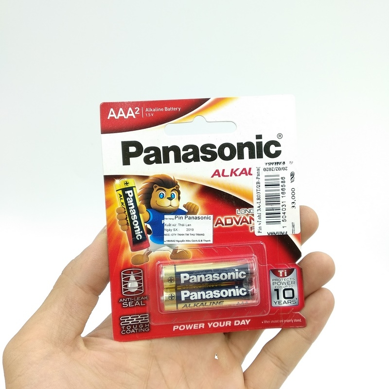 Pin Panasonic Alkaline AAA 1.5V LR03T/2B (2 Viên) - Panasonic
