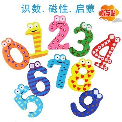 Bộ chữ số gỗ nam châm (Wooden Magnetic Letters/Numbers)