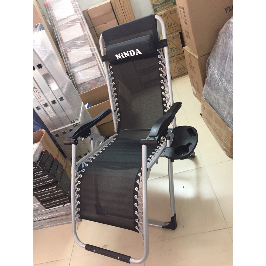 Ghế nằm đọc sách- Ghế gấp gọn NiNDA ND G830