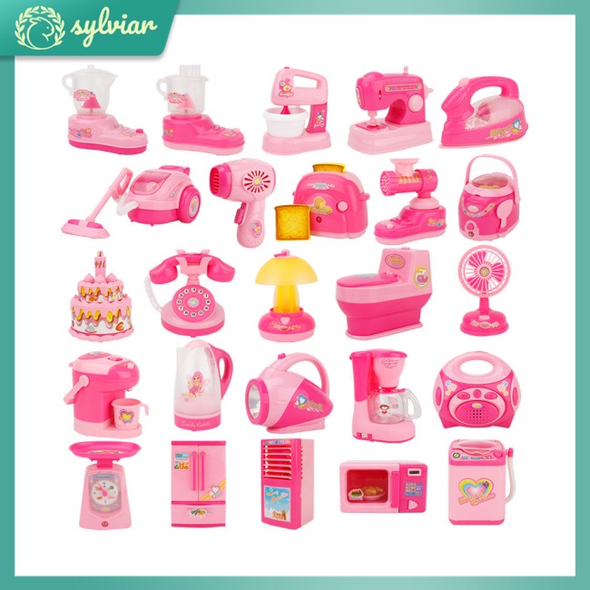 Đồ Chơi Mô Hình Thiết Bị Gia Dụng Hoạt Hình Mini Dành Cho Bé Gái