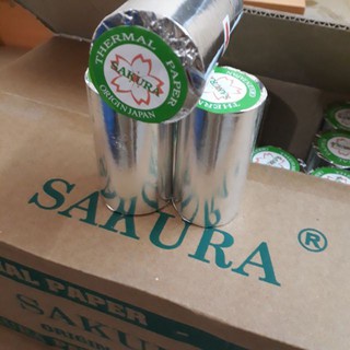 Giấy in hóa đơn in nhiệt Sakura (k80 - khổ rộng 80cm) - văn phòng phẩm - HOKAMI STORE