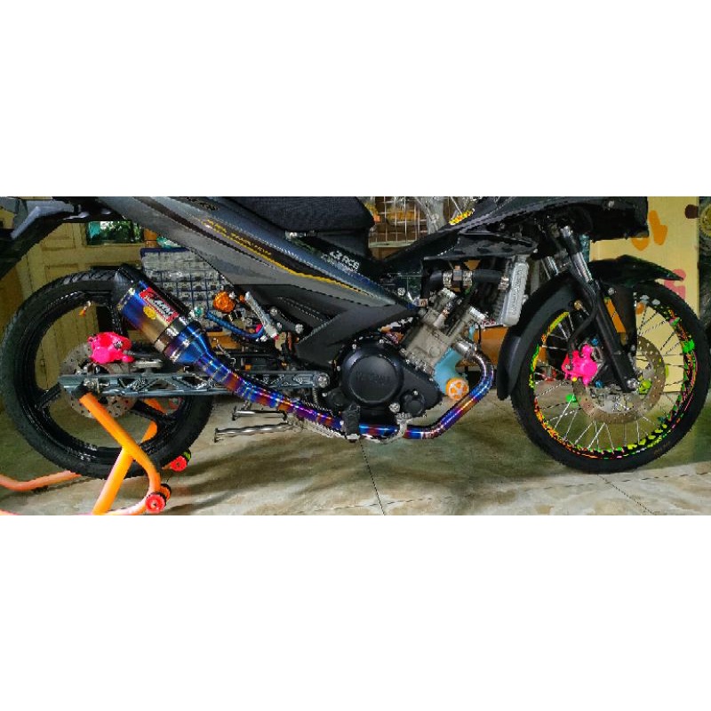 Pass pô chữ L titan gắn lon tăng