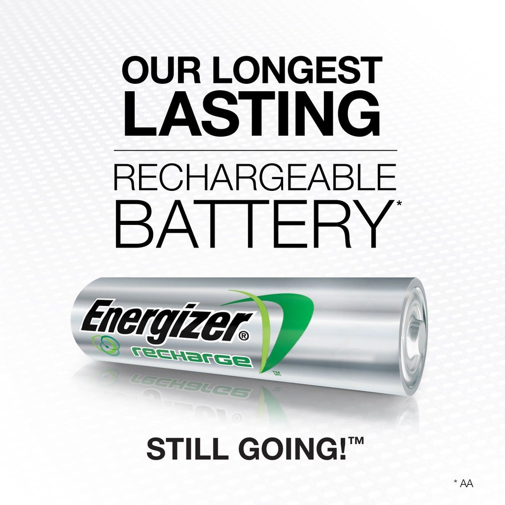 Pin SẠC AA / AAA Energizer Recharge Power Plus 700-2000mAH (vỉ 2 viên) - Sạc hơn 1000 lần, Siêu tiết kiệm, Siêu bền bỉ !