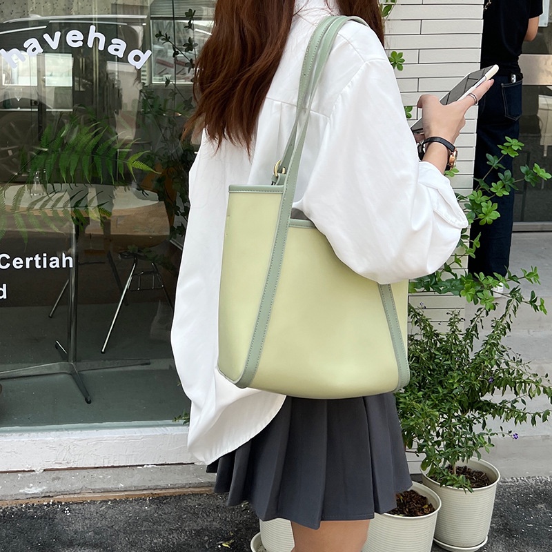 Túi xách tay đeo vai tote IELGY sức chứa lớn đa năng thời trang dành cho nữ