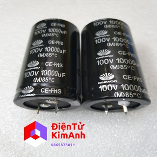 2 Tụ nguồn 10000uf-100v Dae woo zin