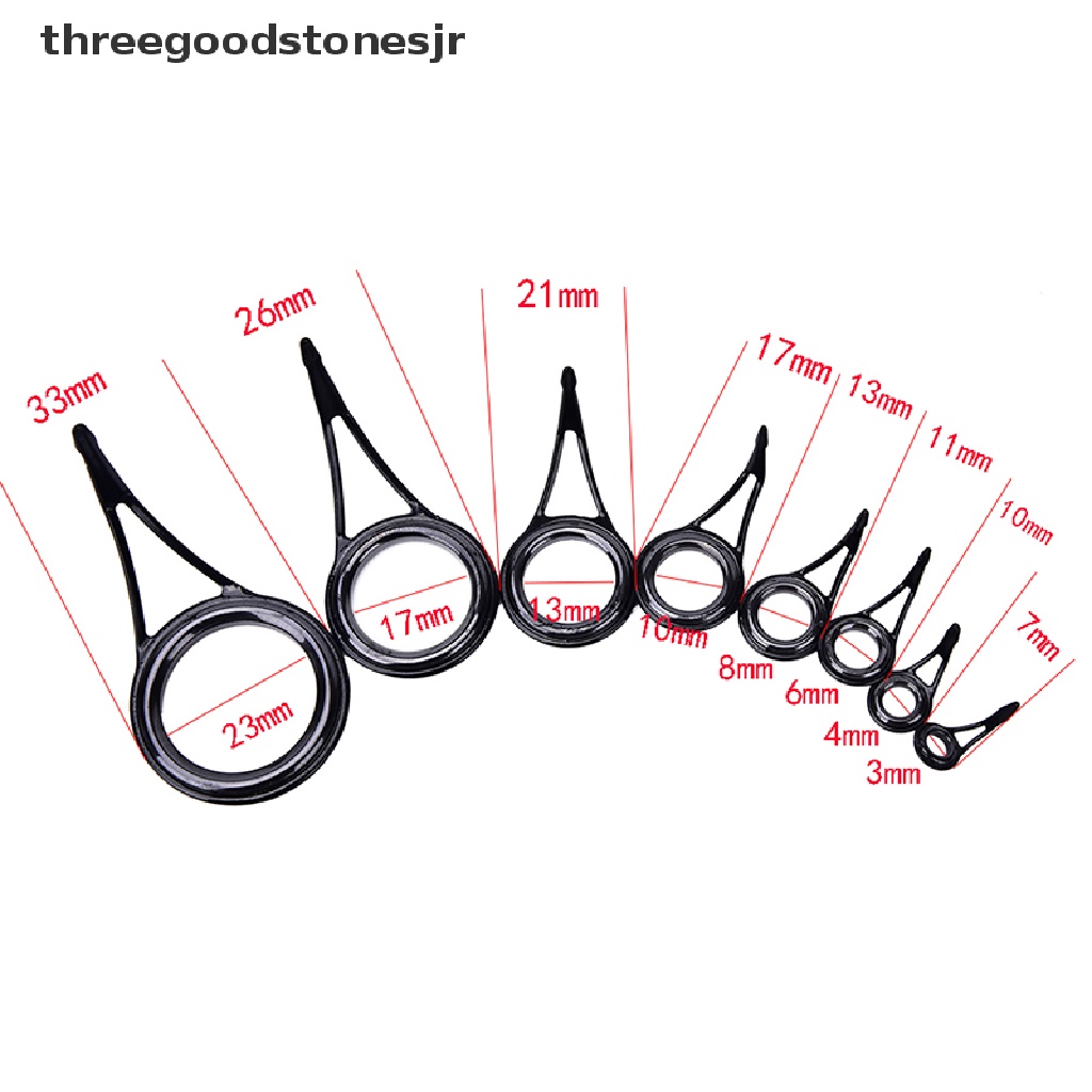 Set 8 Vòng Đệm Cần Câu Cá 8 Kích Cỡ Chuyên Dụng