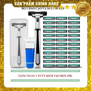 Bộ 3 món cạo dâu với 36 lưỡi dao