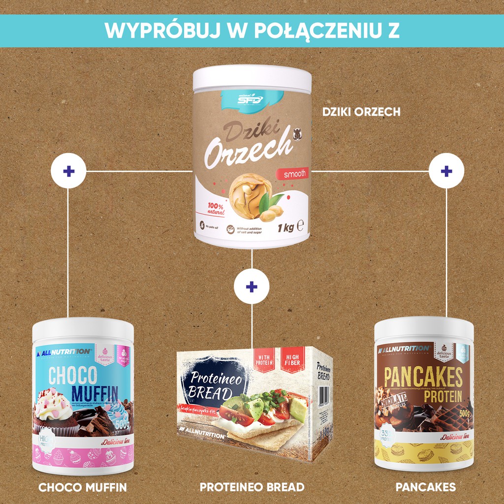 SFD - Bơ Đậu Phộng Ăn Kiêng Nguyên Hạt 1kg - No Add Sugar - No Pam oil