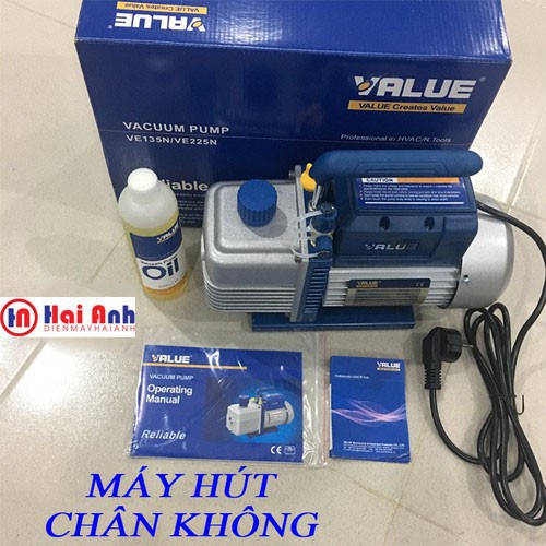 Bơm hút chân không- Bơm hút chân không điện lạnh Value 4.0 CFM - VE135N chính hãng, độ bền cao