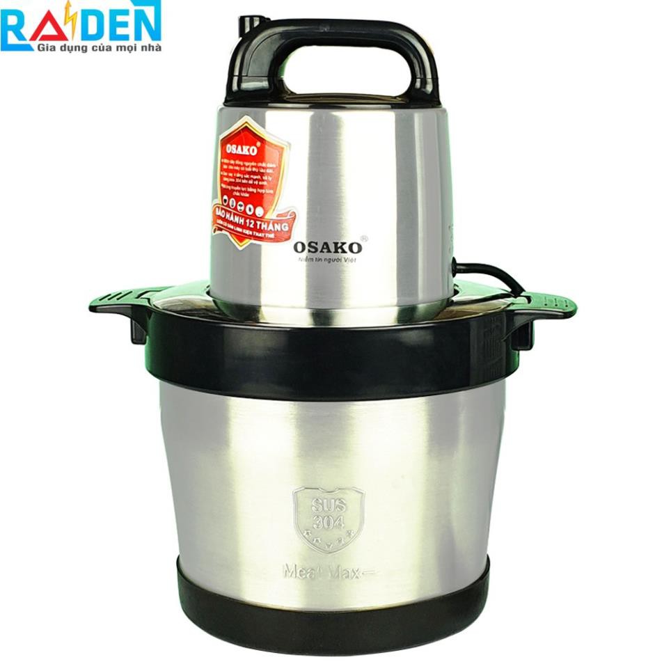 [TB02] Máy xay thịt công suất 1000W, cối inox 6L Osako OST-1020