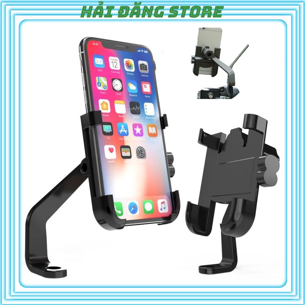 Kẹp Điện Thoại - Giá Đỡ Điện Thoại Gắn Xe Máy C2 Chống Cướp Cực Chắc Chắn