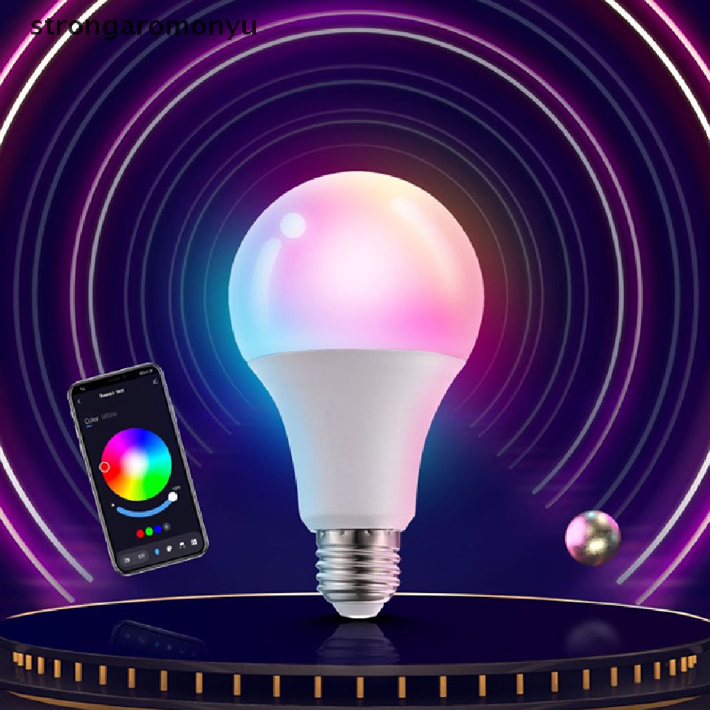 Bóng Đèn LED Thông Minh E27 RGB 15W Ánh Sáng Xanh Có Thể Điều Chỉnh Độ Sáng