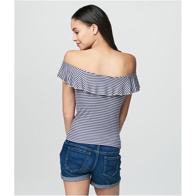 Áo thun gân bẹt vai Forever 21 - Thanh lý vnxk