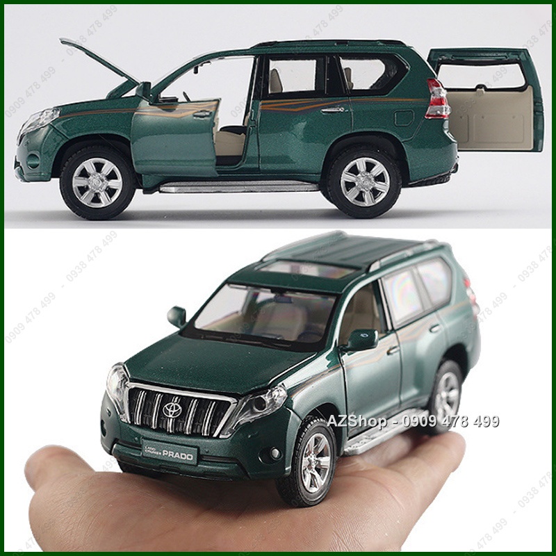 Mô Hình Kim Loại Xe SUV Toyota Prado - Tỉ Lệ 1:32