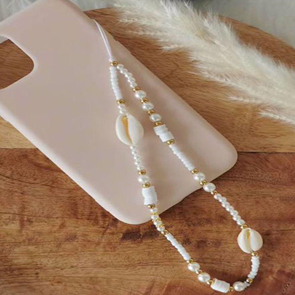 Norman Dây Đeo Điện Thoại Xỏ Hạt Chữ FOREVER HAPPY Bohemian Đơn Giản Lãng Mạn Chống Thất Lạc