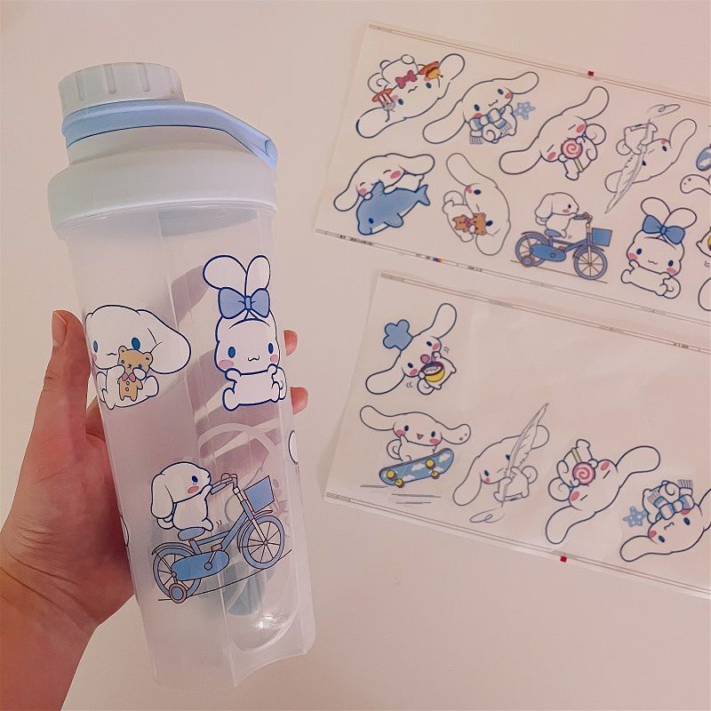 Nhãn Dán Trang Trí Điện Thoại/Laptop Chống Thấm Nước Họa Tiết Hoạt Hình Cinnamon Dog Kuromi Pudding