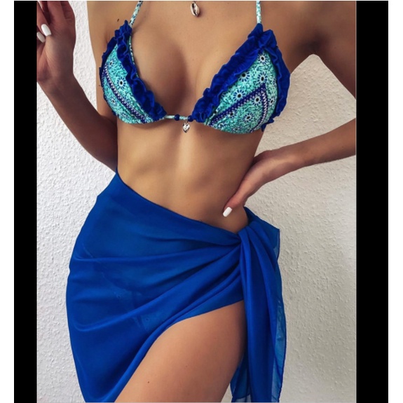 Khăn Choàng Choàng Bikini Màu Trơn Thời Trang Đi Biển Quyến Rũ
