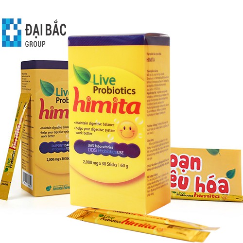 (CHÍNH HÃNG TỪ NHÀ PHÂN PHỐI) Men vi sinh Himita Probiotics hỗ trợ hệ vi sinh đường ruột