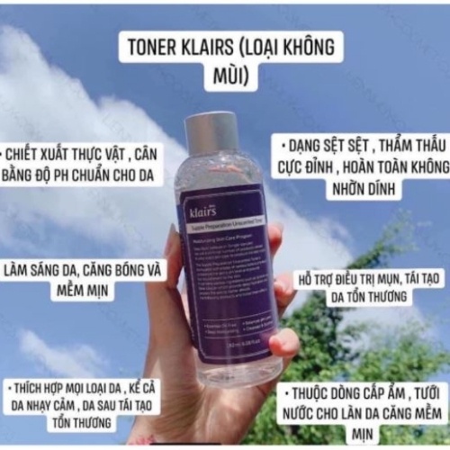 Nước hoa hồng Dear Klairs Supple Preparation toner - licyhouse