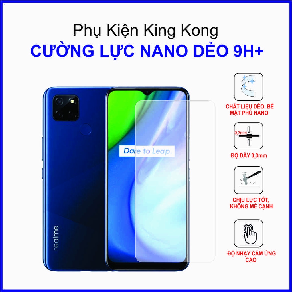 Dán cường lực Realme Q2i cường lực nano dẻo 9H+